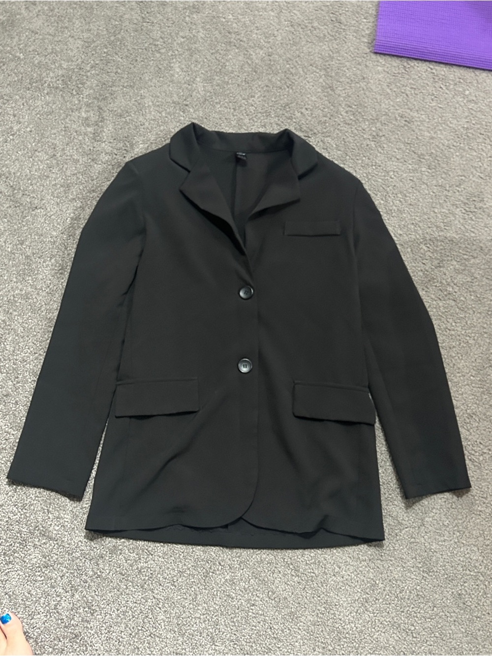 SHEIN Black Two-Button Women's Blazer